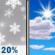 Today: Isolated Snow Showers then Mostly Sunny