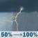 Wednesday: Patchy fog before 8am, then a slight chance of rain showers between 9am and 10am, then a chance of showers and thunderstorms between 10am and noon, then rain and a slight chance of thunderstorms. Cloudy. High near 58, with temperatures falling to around 50 in the afternoon. Northeast wind 2 to 9 mph. Chance of precipitation is 100%. New rainfall amounts between three quarters and one inch possible. Wednesday: Chance Showers And Thunderstorms then Rain