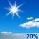 Clear starting in the afternoon.