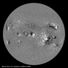 Latest SDO/HMI Magnetogram image of the Sun
