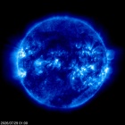 Click for time-lapse image of the sun